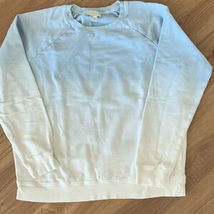 Lucky Brand Light Blue Ombre Crewneck Sweatshirt